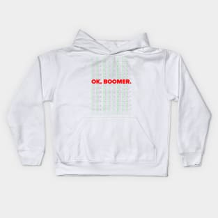 OK Boomer graphic Kids Hoodie